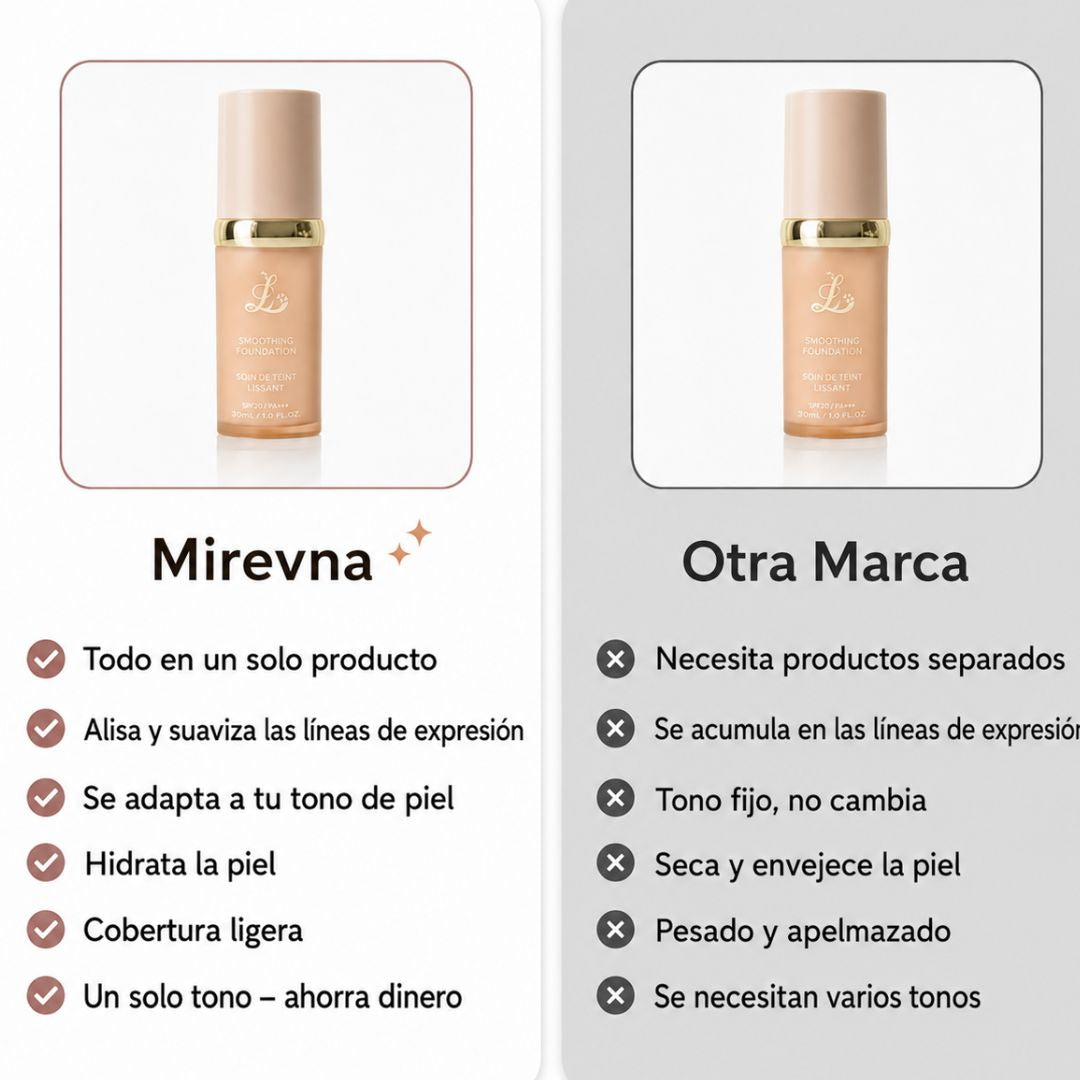 Base de Maquillaje Antiedad con SPF 50 – Se Adapta a tu Tono de Piel