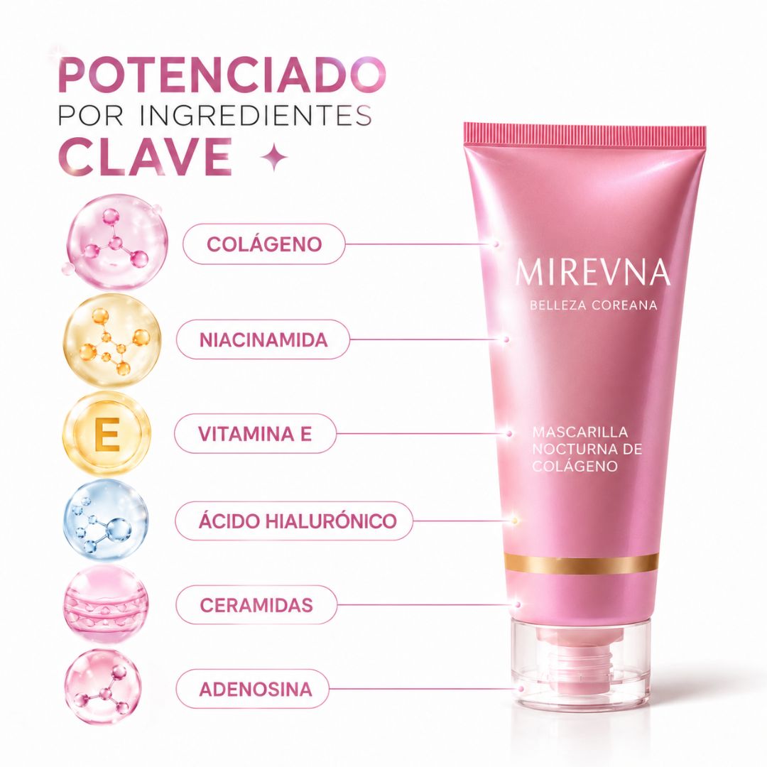 Mirevna-Mascarilla Coreana de Colágeno