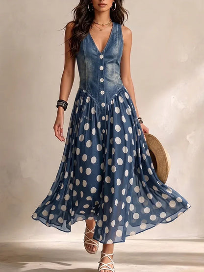 Brenda | Vestido Vaquero Elegant